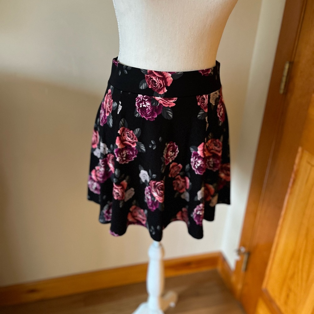 Divided Black Skater Skirt NWT